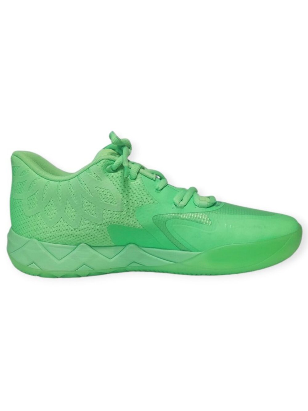 Share Size 13 Men's Lamelo Ball PUMA Green Gecko MB Shoes - Picture 2 of 8